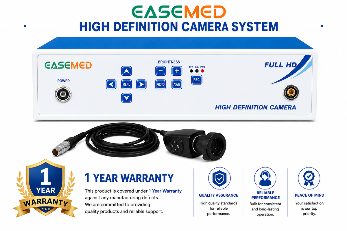 EASEMED Full HD Endoscopy Camera System | 1080P Surgical Camera with CMOS Sensor & Recording - Vishal Surgical Co