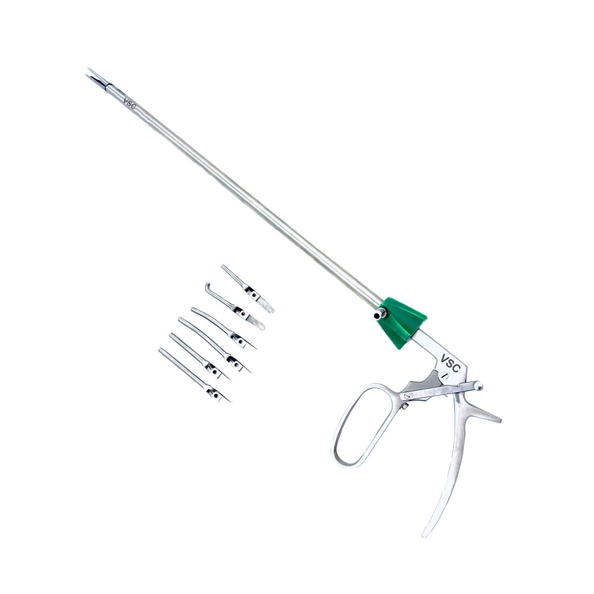 Bulldock Innstrument Laparoscopic Instrument Bulldog Clip Applicator with 6 Vascular Clamp ...