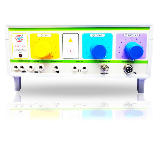 300W analog model electrosurgical generator for precise cauterization, featuring adjustable power settings, durable construction, and versatile surgical applications.