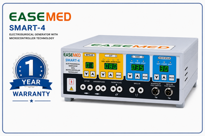 EASEMED Smart-4 400W Electrosurgical Generator | Microcontroller Monopolar & Bipolar ESU - Vishal Surgical Co
