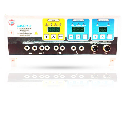 300W digital electrosurgical generator for precise electrocautery, featuring advanced power control, digital interface, and reliable performance for a wide range of surgical applications.