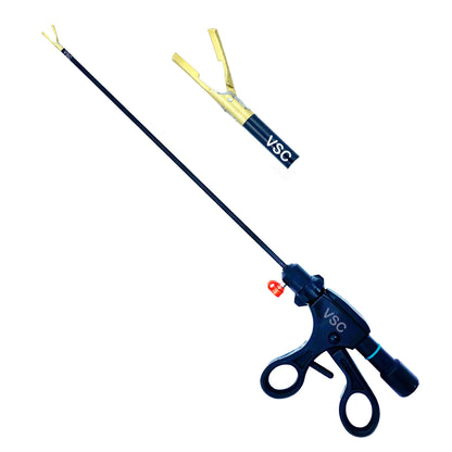 Laparoscopic Bipolar Sealer Cutter Golden Curved 5mm - Vishal Surgical Co
