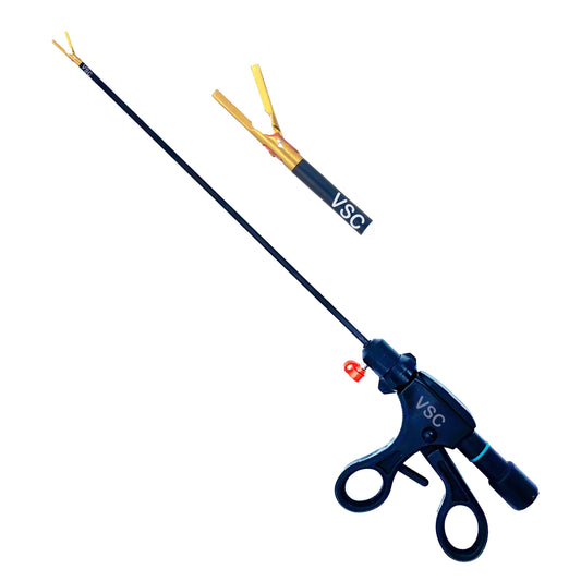 Laparoscopic Bipolar Vessel Sealer Cutter 5mm Golden Straight Instruments - Vishal Surgical Co