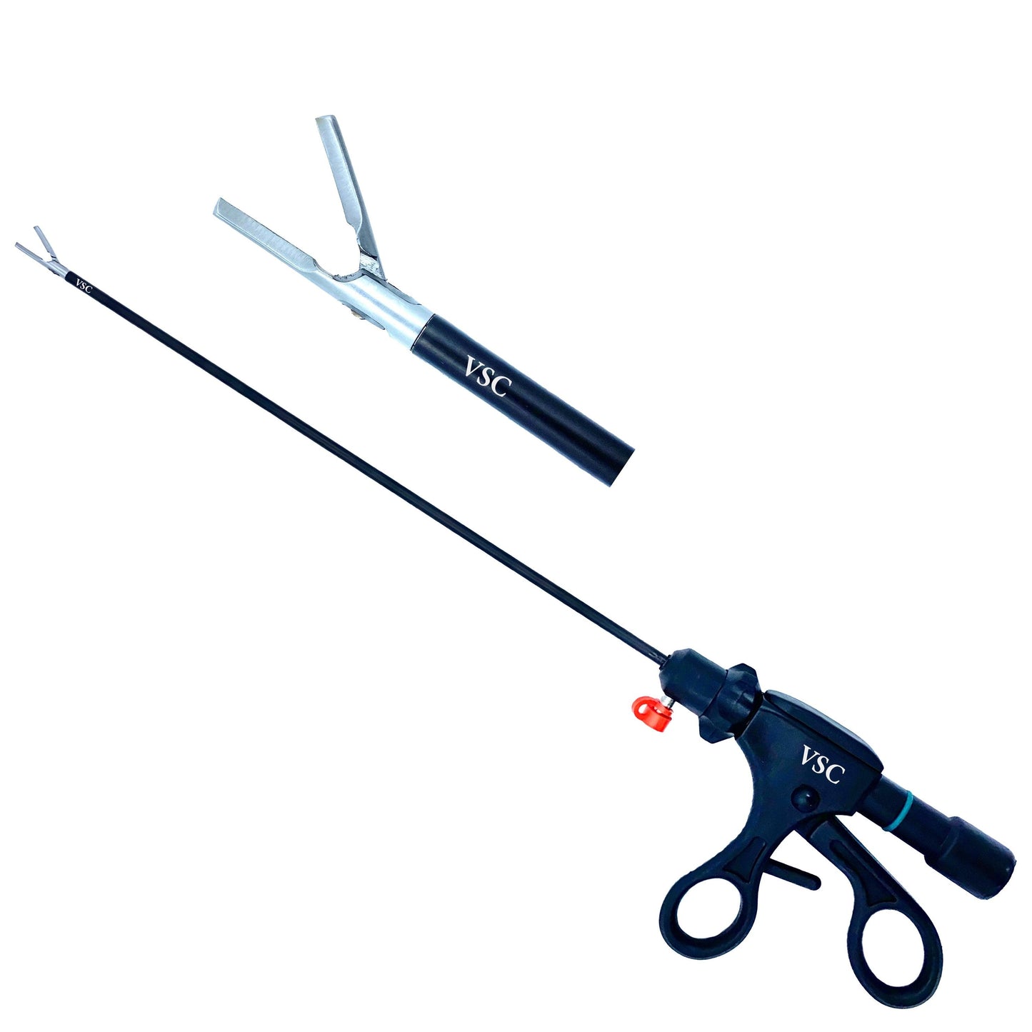 Laparoscopic Bipolar Vessel Sealer Cutter 5mm Silver Curved Jaw Instruments - Vishal Surgical Co