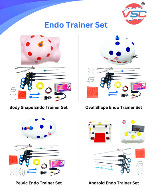 Laparoscopic  Endo Training Simulator Complete Set reusable with instruments camera pratice kit android portal endotrainer