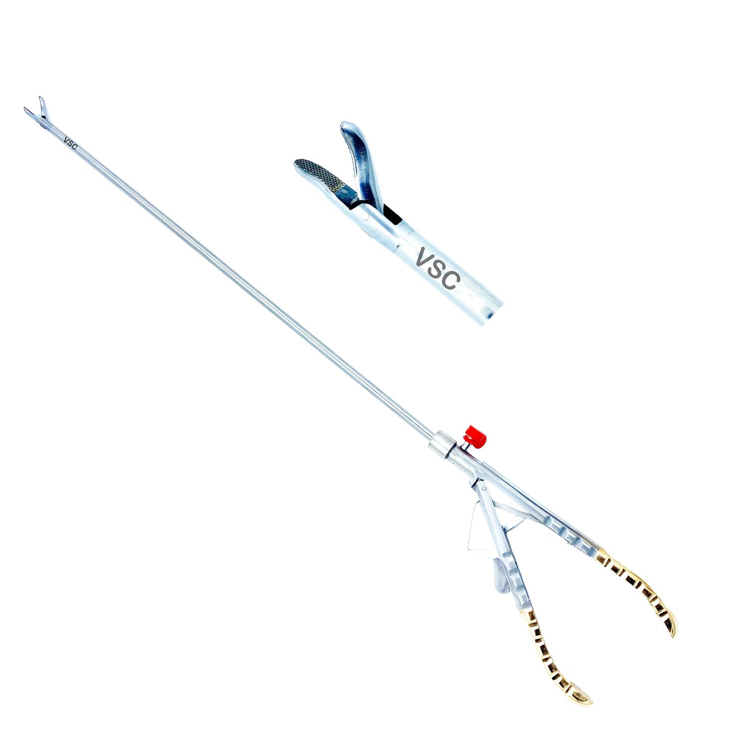 Laparoscopic Ethicon Needle Holder Curved Gold Driver - Vishal Surgical Co