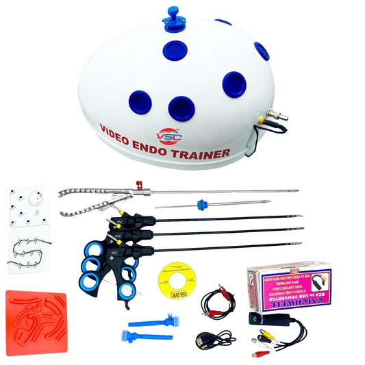 Laparoscopic Oval Shape Endo Training Complete Set - Vishal Surgical Co