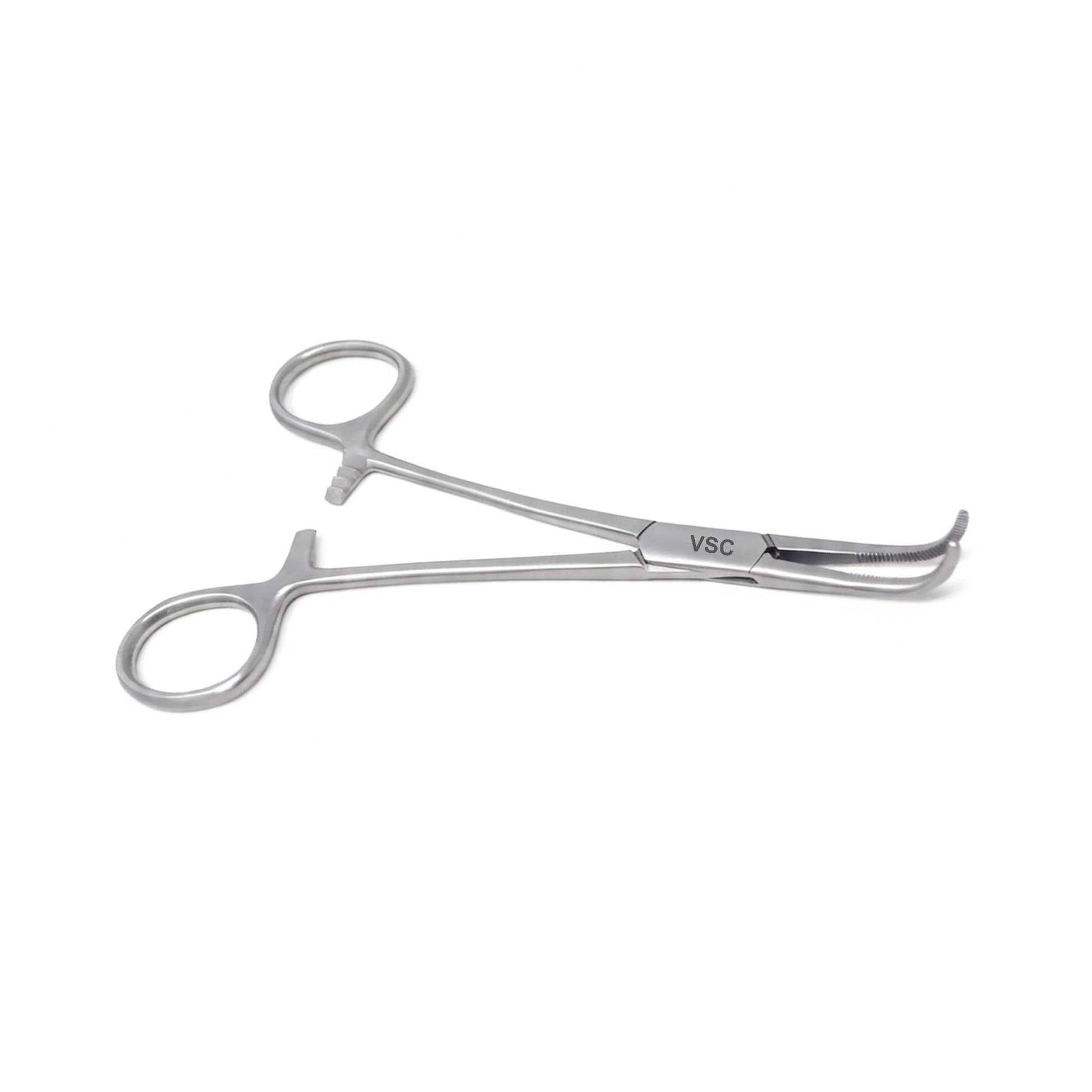 VSC Artery Forceps 90° (Right Angle) – precision stainless steel hemostatic clamp for vessel isolation. Durable, reusable, and ideal for general and microsurgical use.