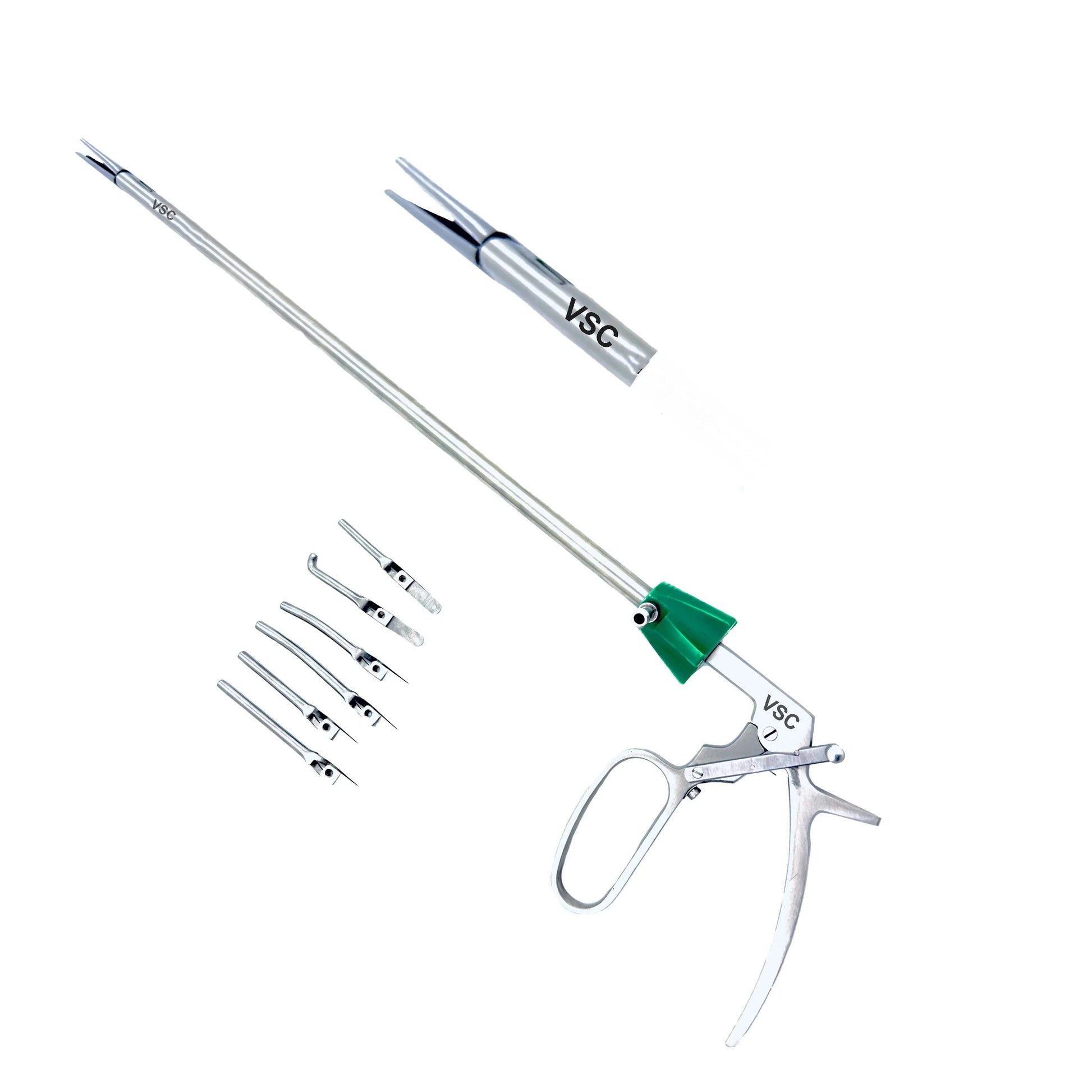 Clip Applicator with 6 Vascular Clips Bull Dock Instruments - Vishal Surgical Co