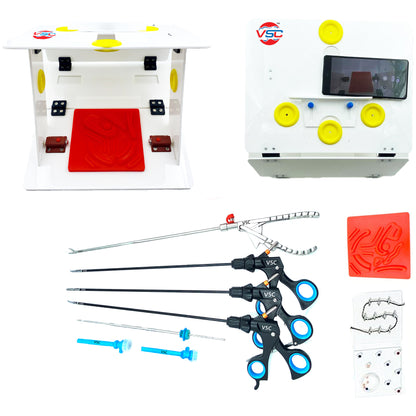 Learn laparoscopic procedures with the VSC Android Shape Endotrainer. Perfect for medical students and residents. Compatible with PC, mobile, and TV.
