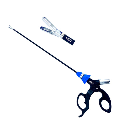 VSC Laparoscopic Wolf Fenestrated Bipolar Forceps 5mm Surgical Instrument Stainless Steel Autoclavable 